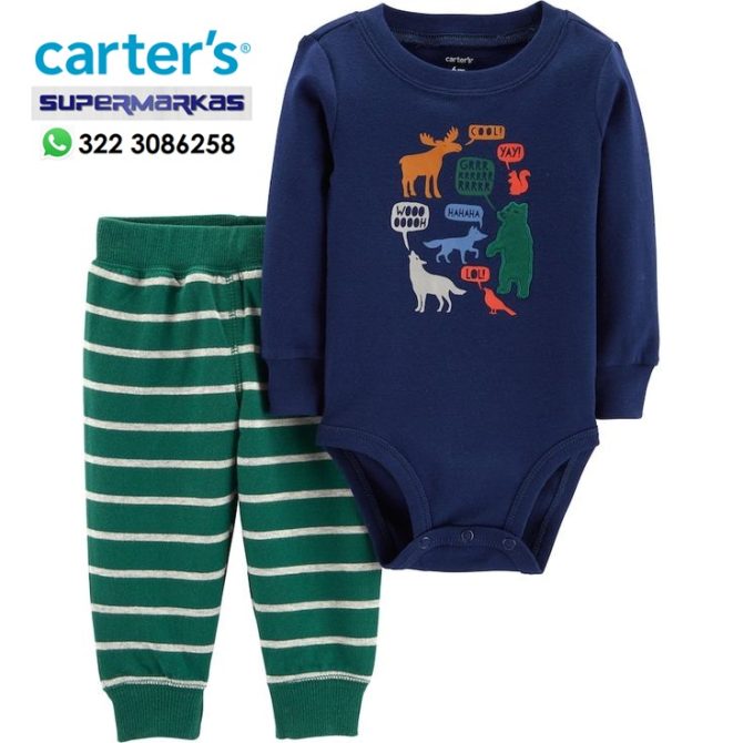 CONJUNTO CARTER'S BEBE NENE 2 PIEZAS