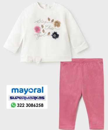 CONJUNTO MAYORAL BEBE NENA 2 PIEZAS