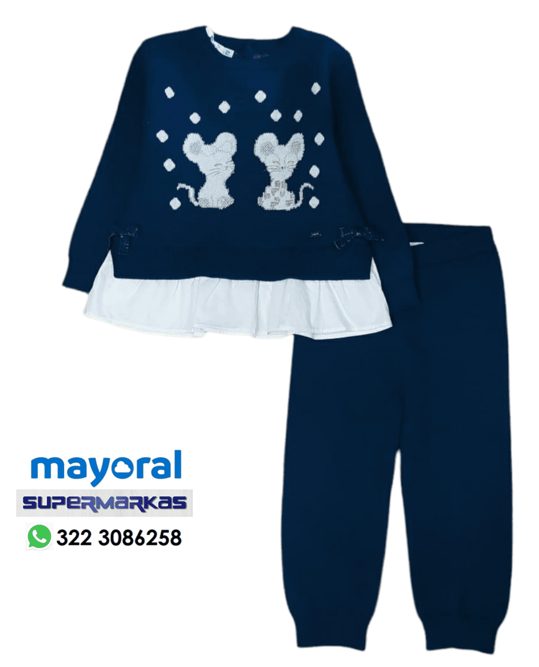 CONJUNTO MAYORAL BEBE NENA 2 PIEZAS – SuperMarkas