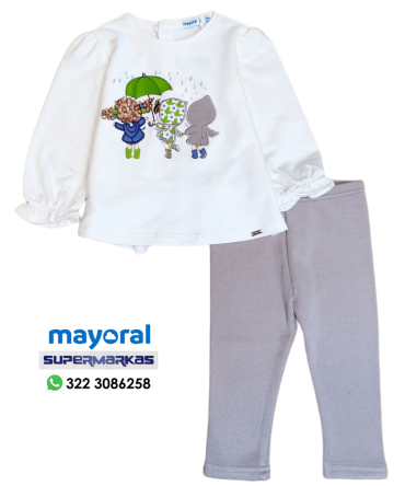 CONJUNTO MAYORAL BEBE NENA 2 PIEZAS