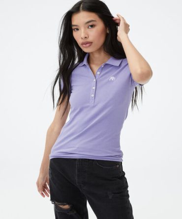 CAMISETA AEROPOSTALE TIPO POLO MUJER
