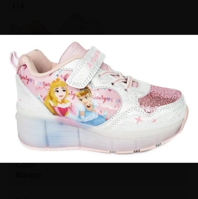 TENNIS BUBBLE GUMMERS HANNIA NIÑA DISNEY LUCES Y RUEDAS