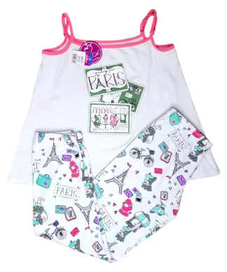 PIJAMA LILI PINK NIÑA - 2 PIEZAS