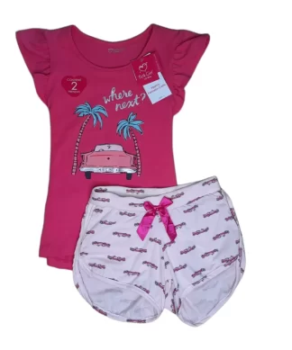 PIJAMA LILI PINK NIÑA - 2 PIEZAS
