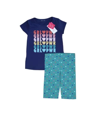 PIJAMA LILI PINK NIÑA - 2 PIEZAS