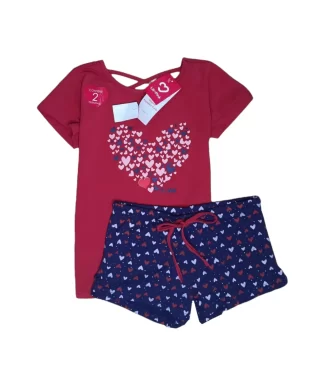 PIJAMA LILI PINK NIÑA - 2 PIEZAS