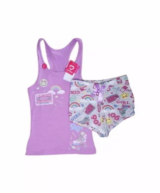 PIJAMA LILI PINK NIÑA - 2 PIEZAS
