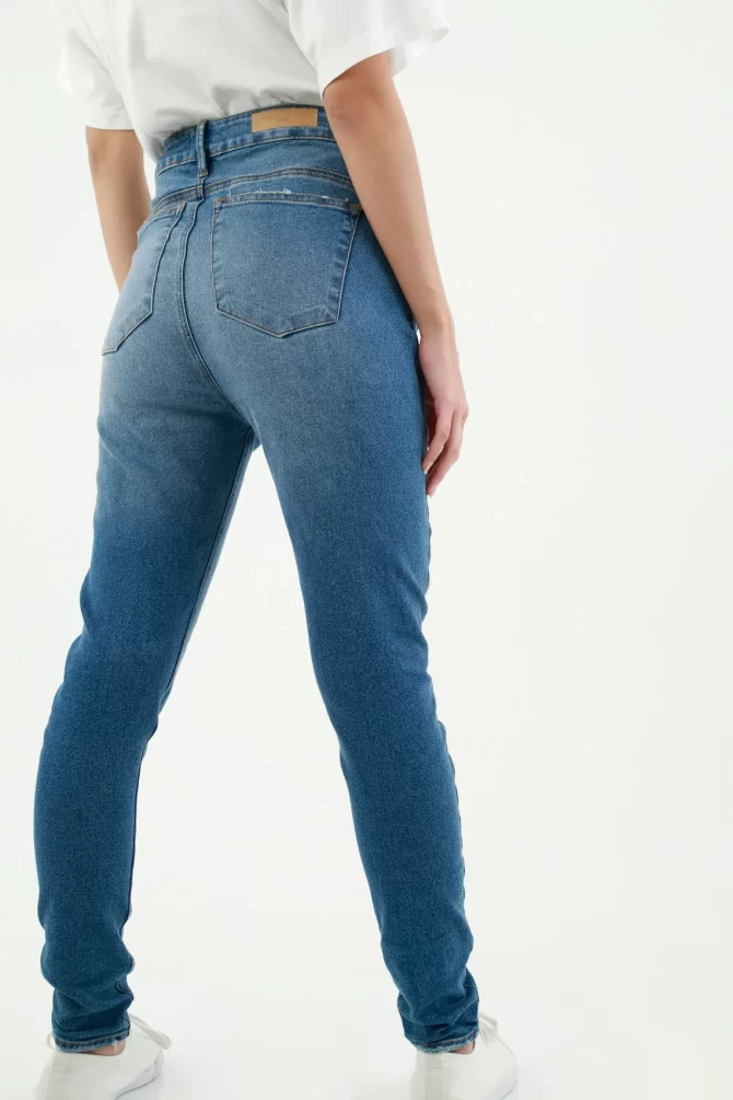JEAN TENNIS MUJER - TIRO ALTO - BOTA TUBO