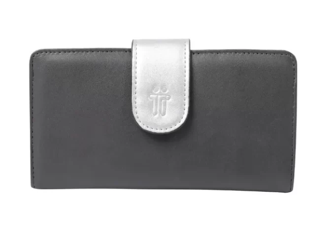 BILLETERA TOTTO LATTUS - GRIS
