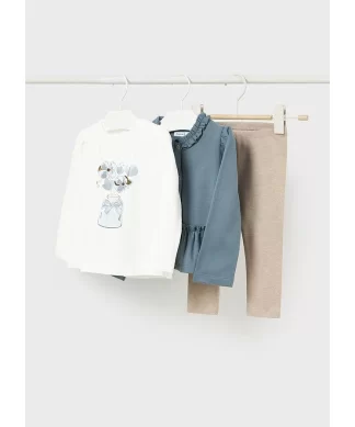 CONJUNTO MAYORAL BEBE NENA 3 PIEZAS