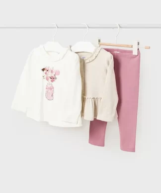 CONJUNTO MAYORAL BEBE NENA 3 PIEZAS