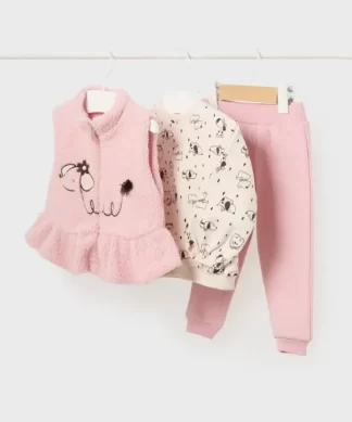 CONJUNTO MAYORAL BEBE NENA 3 PIEZAS