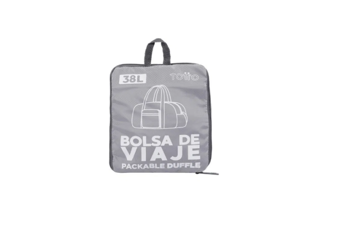 TULA PLEGABLE TOTTO BRANEL  - TALLA L - GRIS
