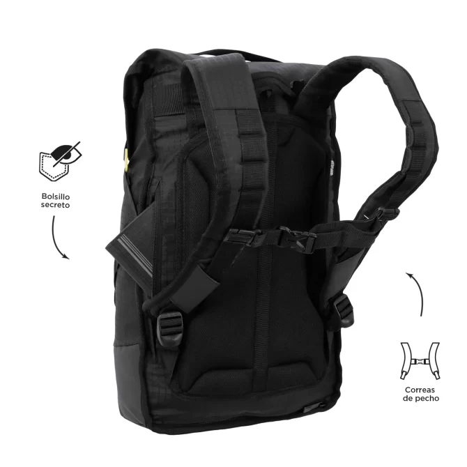 MORRAL TOTTO MOTTION - TALLA L - NEGRO
