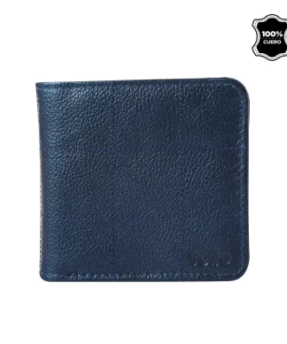 BILLETERA TOTTO ONIXA CUERO - AZUL