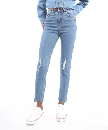 JEAN SEVEN SEVEN MUJER - SKINNY - TIRO SUPER ALTO