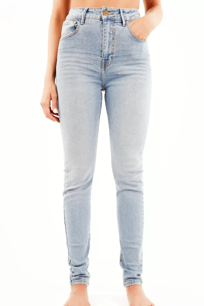 JEAN TENNIS MUJER - JEGGING - TIRO ALTO