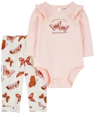 CONJUNTO CARTER'S BEBE NENA 2 PIEZAS