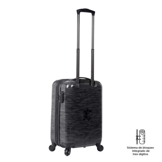 MALETA VIAJE TOTTO 360 DISNEY 100 MINNIE - TALLA S - NEGRO