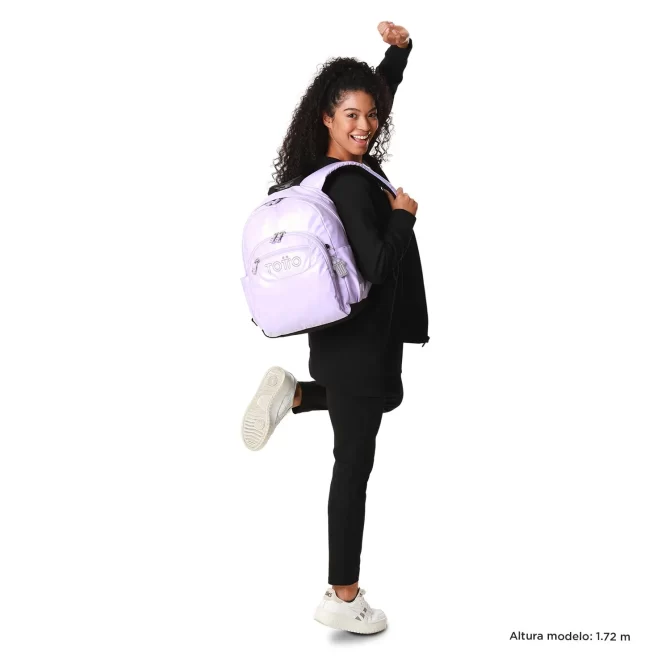 MORRAL TOTTO GOMMEL - TALLA M - MORADO