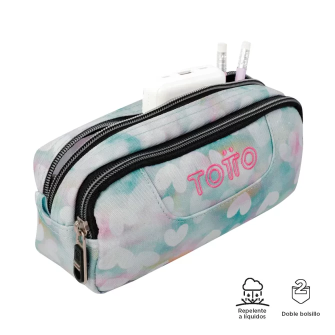 MULTIUSOS TOTTO SOBRE GLITTER - BLANCO
