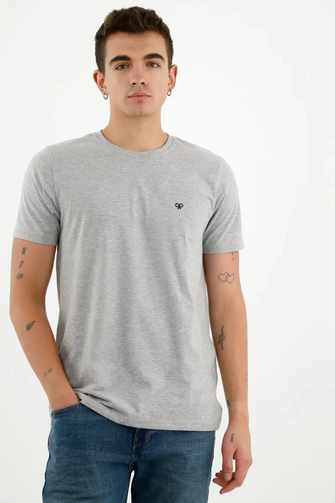CAMISETA TENNIS HOMBRE - CUELLO REDONDO