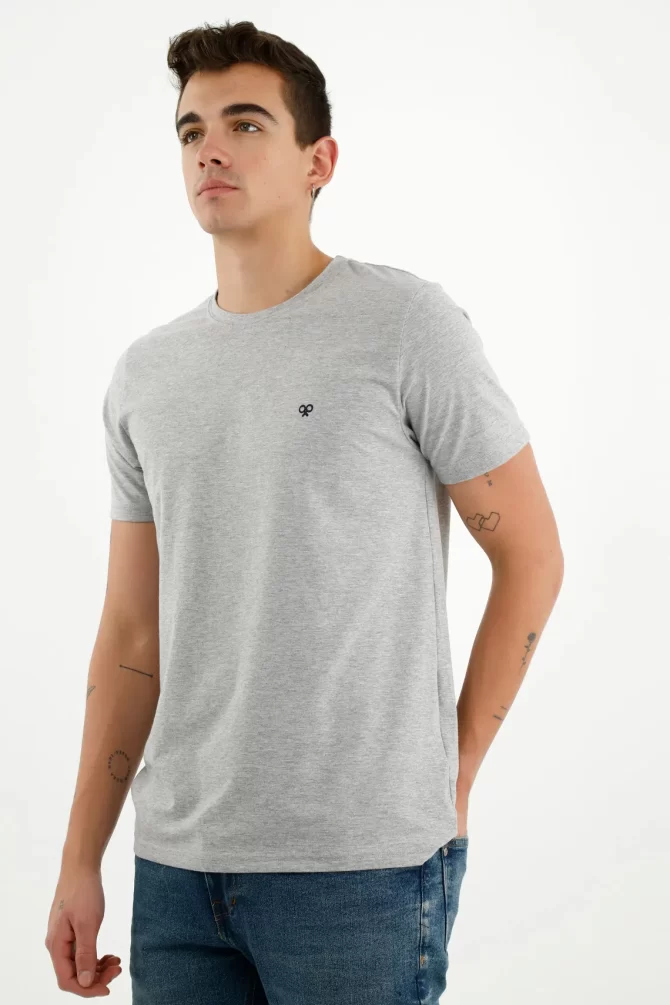CAMISETA TENNIS HOMBRE - CUELLO REDONDO