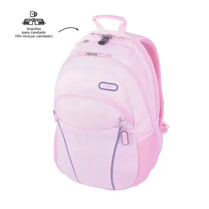 MORRAL TOTTO CAMBRI - TALLA L - ROSADO