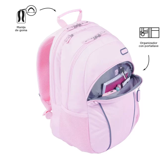 MORRAL TOTTO CAMBRI - TALLA L - ROSADO