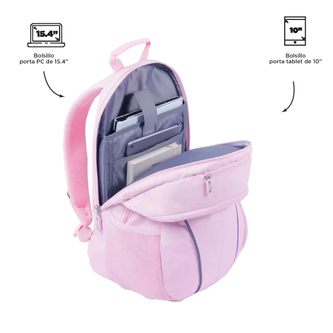 MORRAL TOTTO CAMBRI - TALLA L - ROSADO