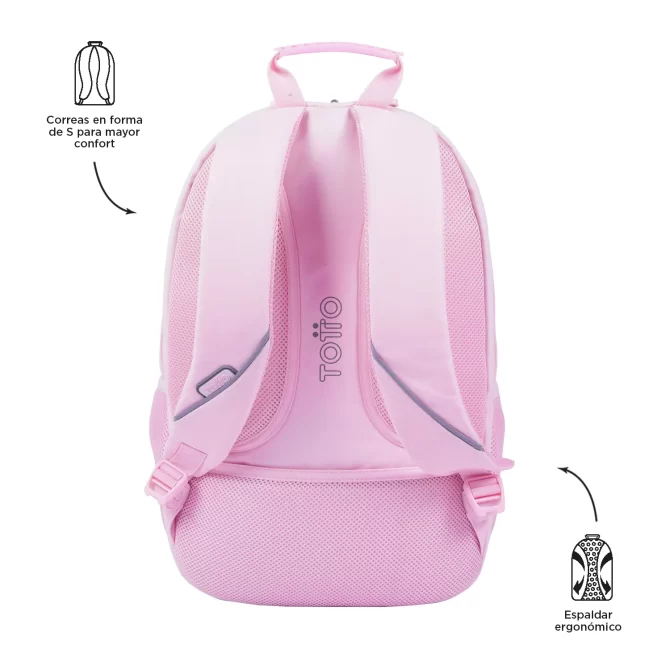 MORRAL TOTTO CAMBRI - TALLA L - ROSADO
