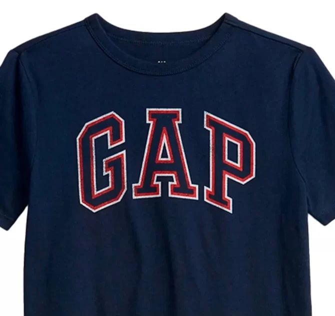 CAMISETA GAP NIÑO - CUELLO REDONDO