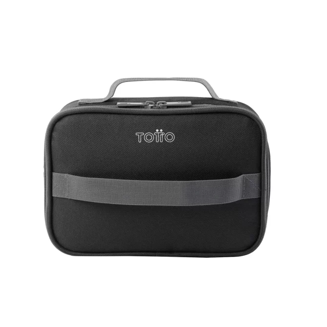 LONCHERA TOTTO HARDY CON RECIPIENTE PLASTICO - NEGRO