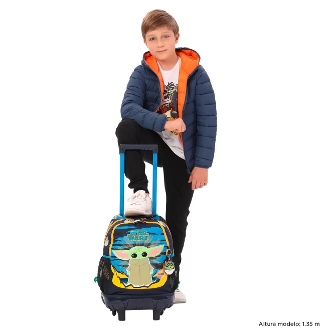 MORRAL TOTTO RUEDAS BOMPER GROGU - TALLA M - AZUL