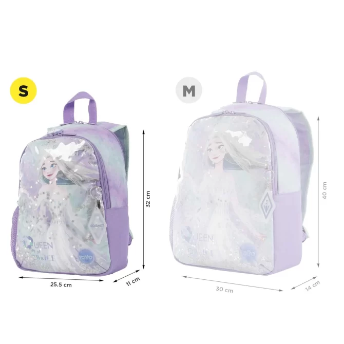 MORRAL TOTTO FROZEN SNOW QUEEN - TALLA S - LILA