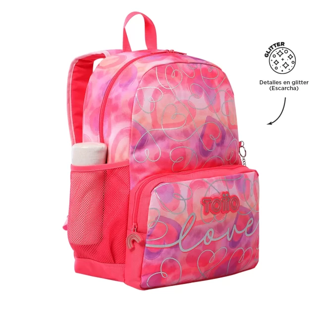 MORRAL TOTTO AMORELY - TALLA L - ROSADO