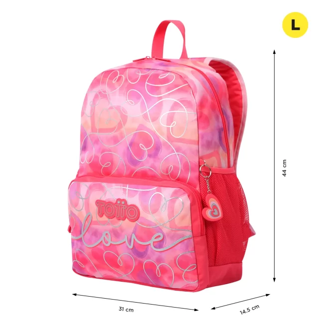MORRAL TOTTO AMORELY - TALLA L - ROSADO