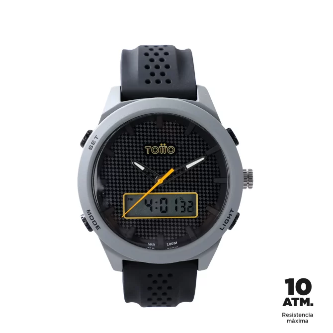 RELOJ TOTTO DIGITAL DUAL - NEGRO