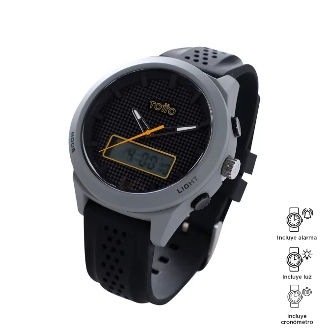 RELOJ TOTTO DIGITAL DUAL - NEGRO