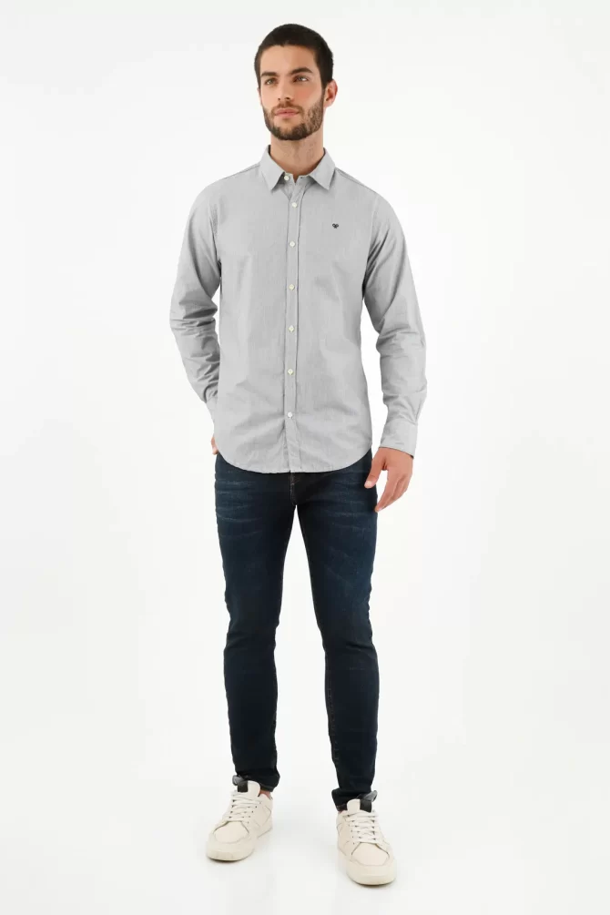 CAMISA TENNIS HOMBRE - MANGA LARGA