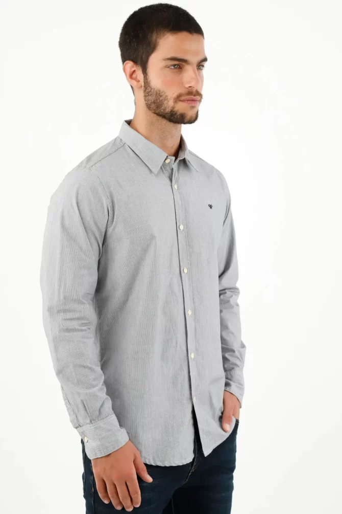 CAMISA TENNIS HOMBRE - MANGA LARGA