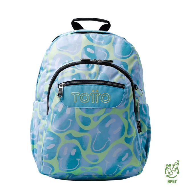MORRAL TOTTO ACUARELA JUVENIL PORTA PC 14" - TALLA L - AMARILLO