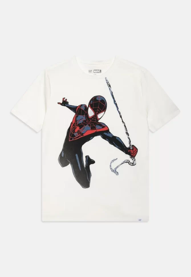 CAMISETA GAP NIÑO SPIDERMAN - CUELLO REDONDO