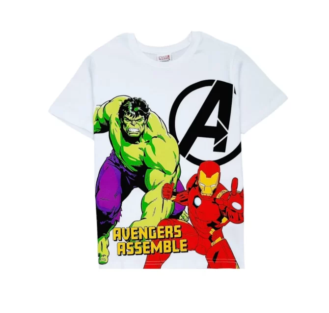 CAMISETA PRIMARK NIÑO MARVEL AVENGERS - CUELLO REDONDO