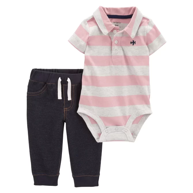 CONJUNTO CARTER'S BEBE NENE - SET 2 PIEZAS