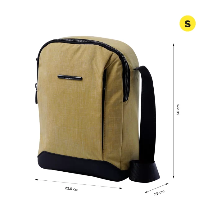 BOLSO TOTTO HEXA CROSSBODY - TALLA S - AMARILLO