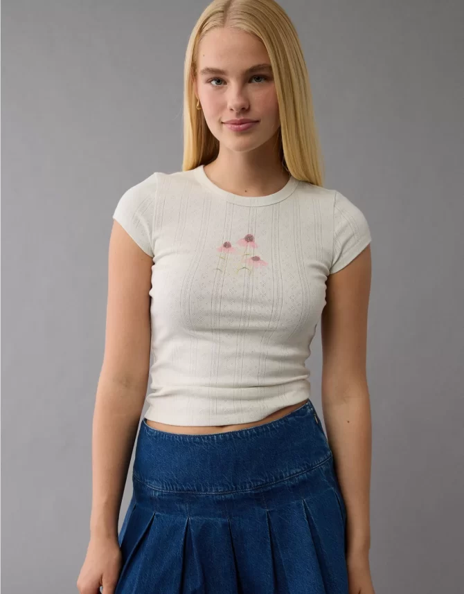 CAMISETA AMERICAN EAGLE MUJER