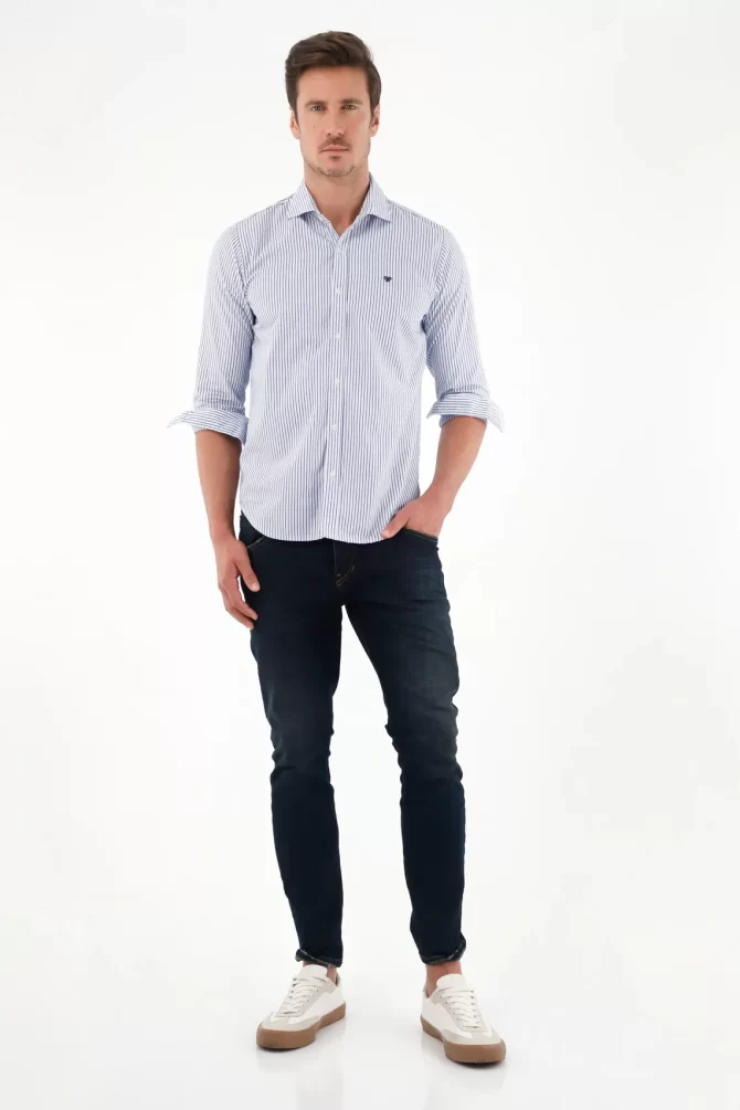 CAMISA TENNIS HOMBRE - MANGA LARGA