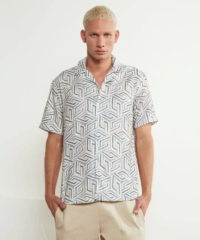 CAMISA SEVEN SEVEN HOMBRE - MANGA CORTA