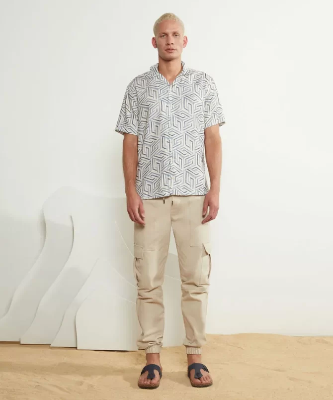 CAMISA SEVEN SEVEN HOMBRE - MANGA CORTA